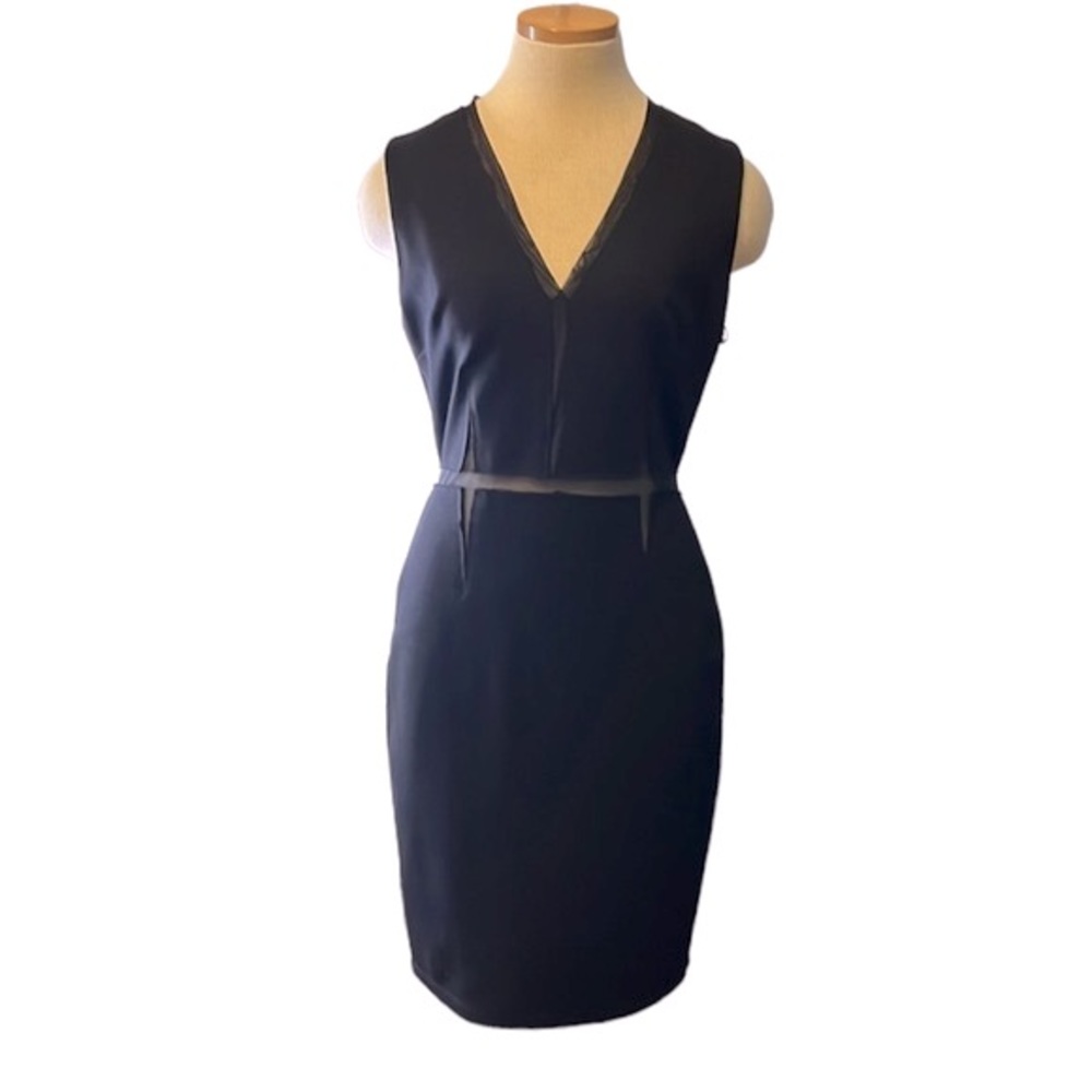 Anthropologie Bailey 44 Cut Out Sheath Mini Dress, Black, Medium